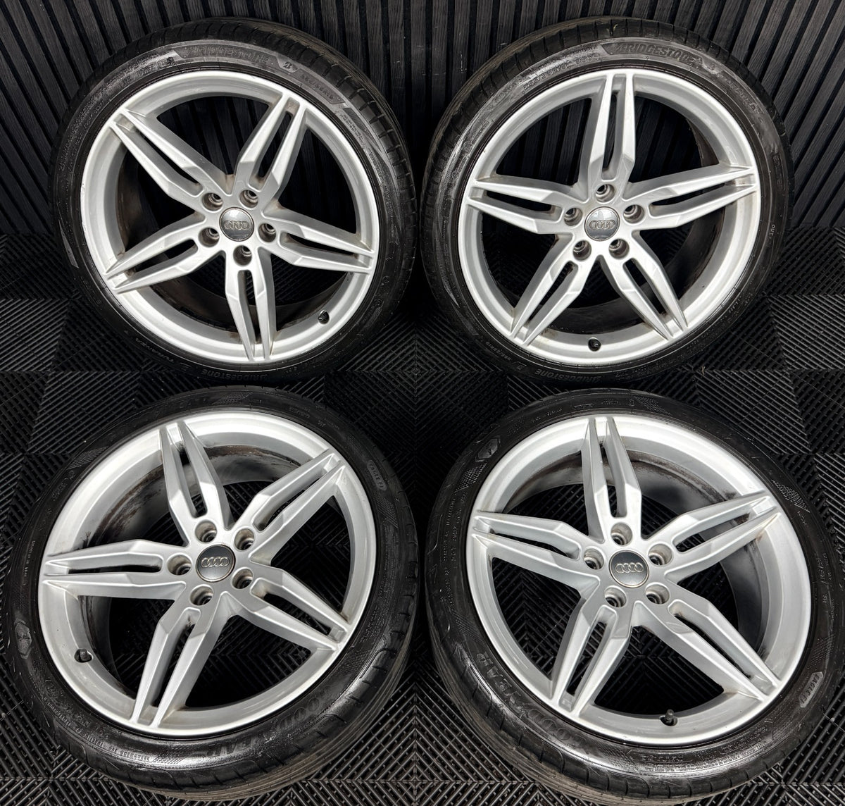 19'' Audi A5 S Line Star Alloy Wheels Alloys Tyres 8W0601025AM Genuine