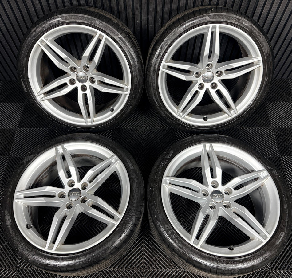 19'' Audi A5 S Line Star Alloy Wheels Alloys Tyres 8W0601025AM Genuine