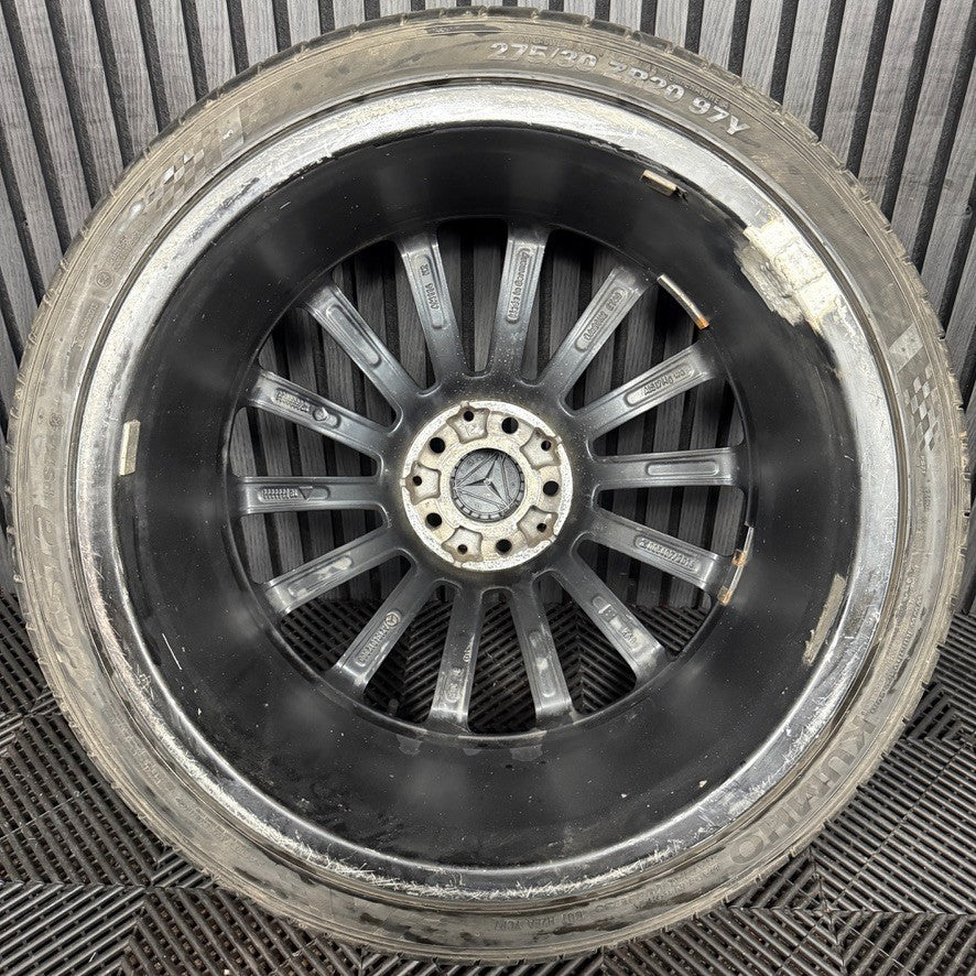 1X 20" GENUINE AMG MERCEDES E CLASS BLACK ALLOY WHEEL BACK W213 A2134012300 REAR