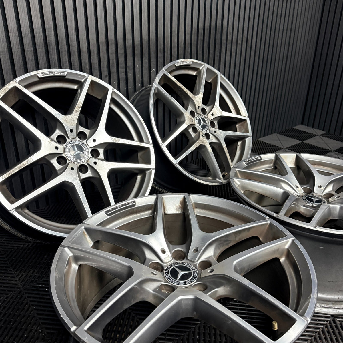 19'' Mercedes AMG GLC Coupe Sport Alloy Wheels A2534011800 A2534013100 Genuine