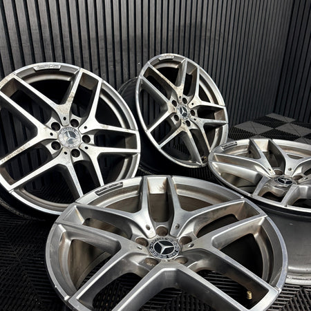 19'' Mercedes AMG GLC Coupe Sport Alloy Wheels A2534011800 A2534013100 Genuine