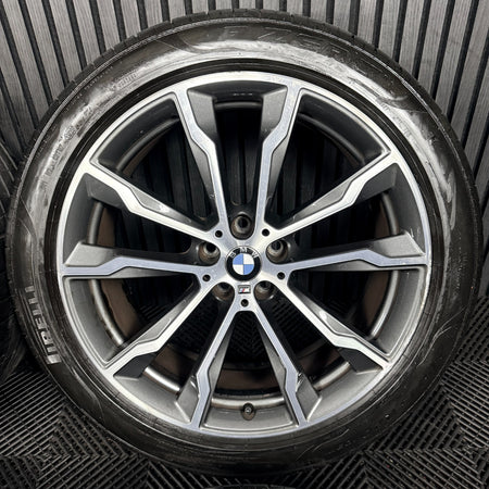 20'' BMW X3 X4 G01 G02 699 M Sport Alloy Wheels Tyres Alloys 801026 Genuine