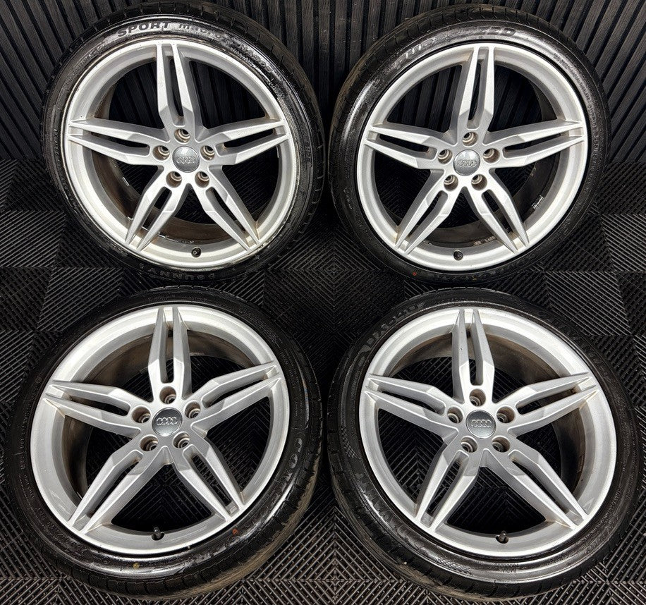 19'' Audi A5 S Line Star Alloy Wheels Alloys Tyres 8W0601025AM Genuine