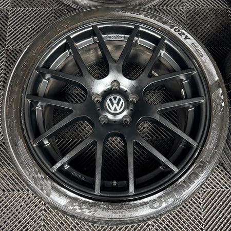 20'' VW Transporter T6 T6.1 T5 Trident Black Supermetal Alloy Wheels Tyres