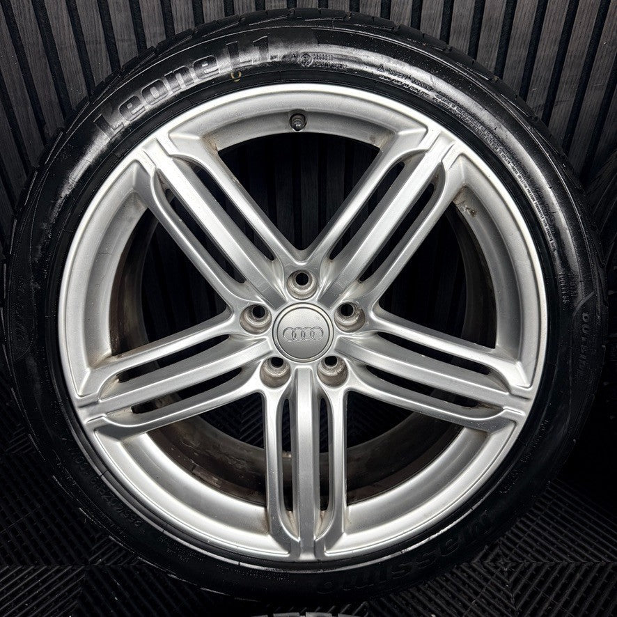 19'' Audi Q3 S Line 5 Triple Segment Wheels Tyres Alloys 8U0601025AC Genuine