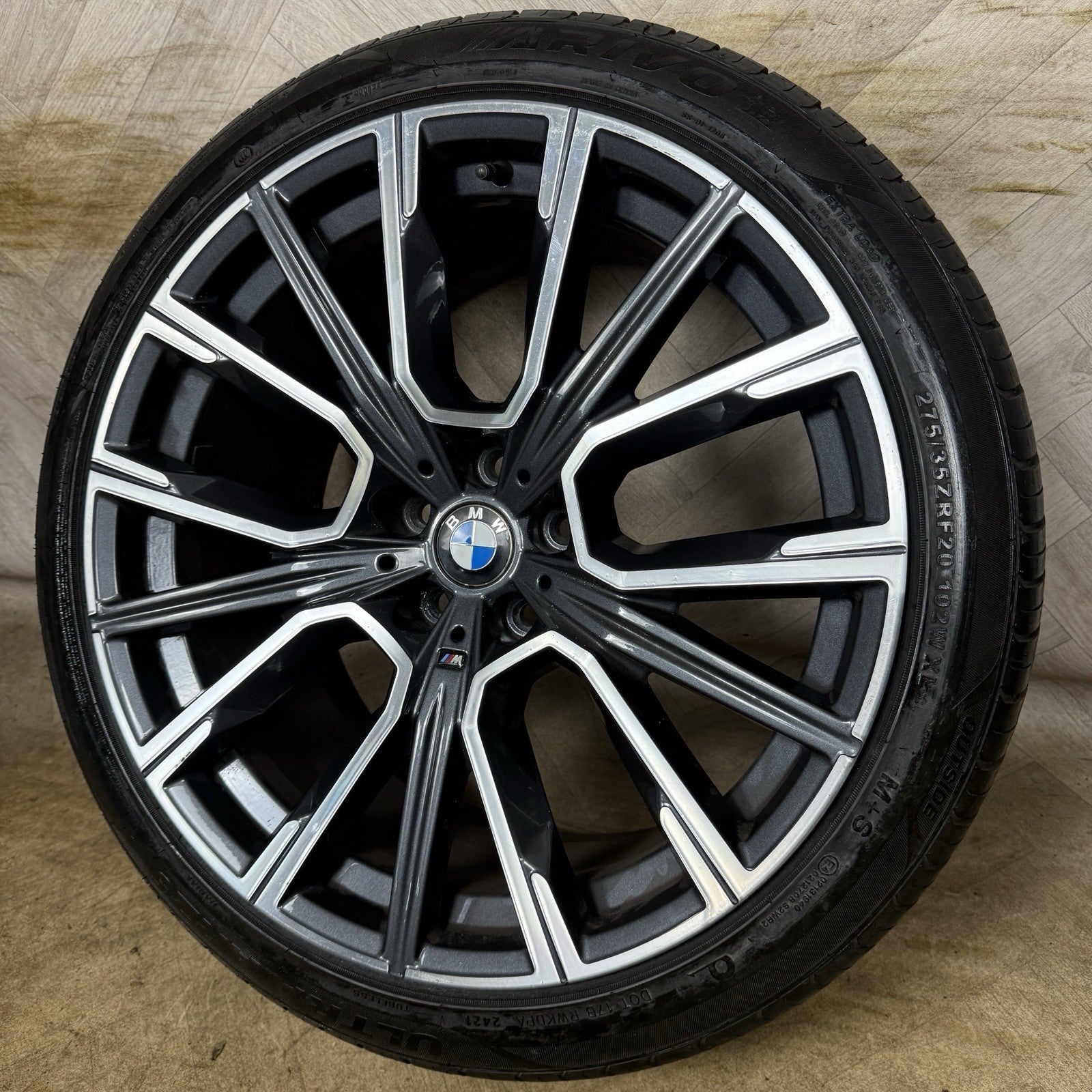1X 20'' GENUINE BMW 7 SERIES 817M G11 G12 6 GT G32 8090097 ALLOY WHEEL REAR