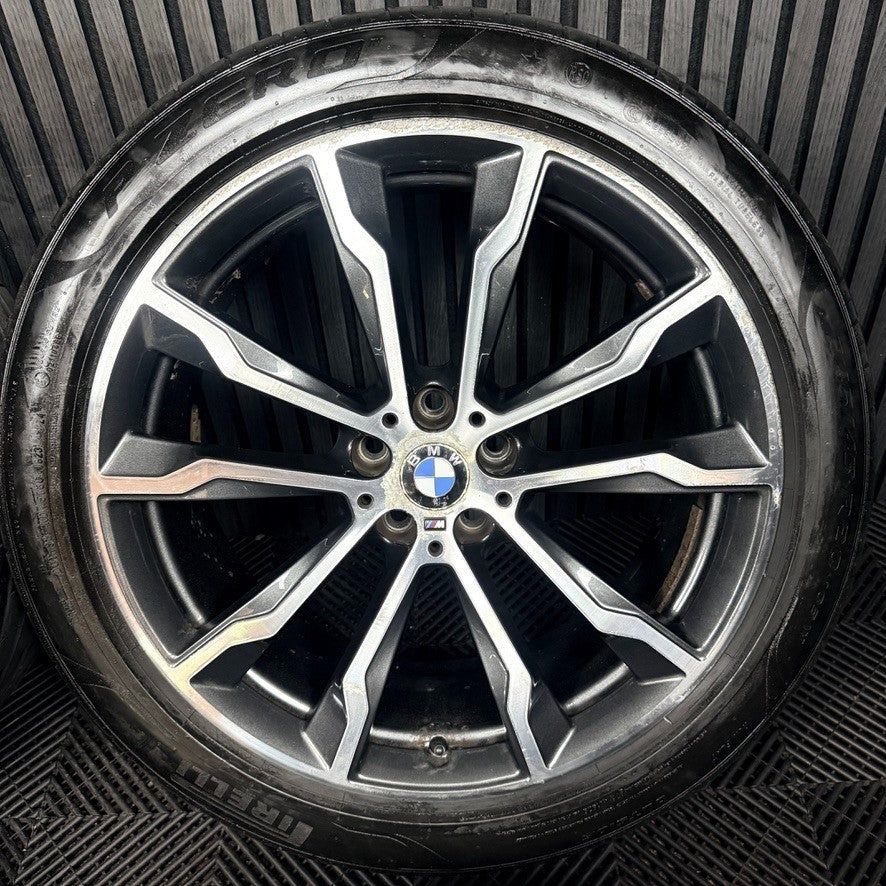 20'' BMW X3 X4 G01 G02 699 M Sport Alloy Wheels Tyres Alloys 801026 Genuine