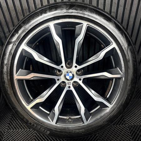 20'' BMW X3 X4 G01 G02 699 M Sport Alloy Wheels Tyres Alloys 801026 Genuine