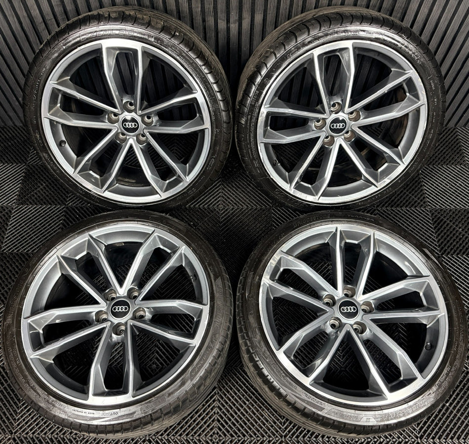 19'' Audi A5 S Line S5 Alloy Wheels Alloys Tyres 8W0601025DF Genuine