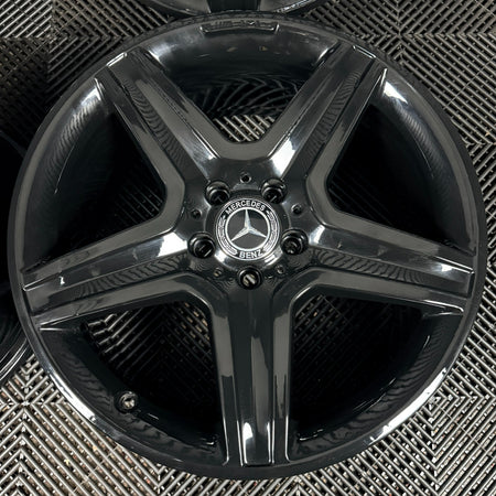 19'' AMG Mercedes GLA Black 5 Spoke Wheel Alloys Vito V Class A156401600 Genuine