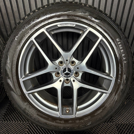 19'' GENUINE MERCEDES AMG GLC GREY DC SPORT ALLOY WHEELS TYRES 5X112