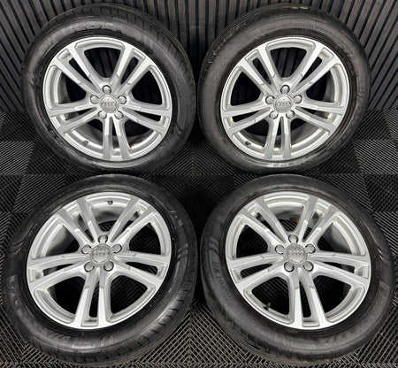 18'' Audi Q3 S Line 5 Double Spoke Facelift Alloy Wheels Tyres Alloys Genuine