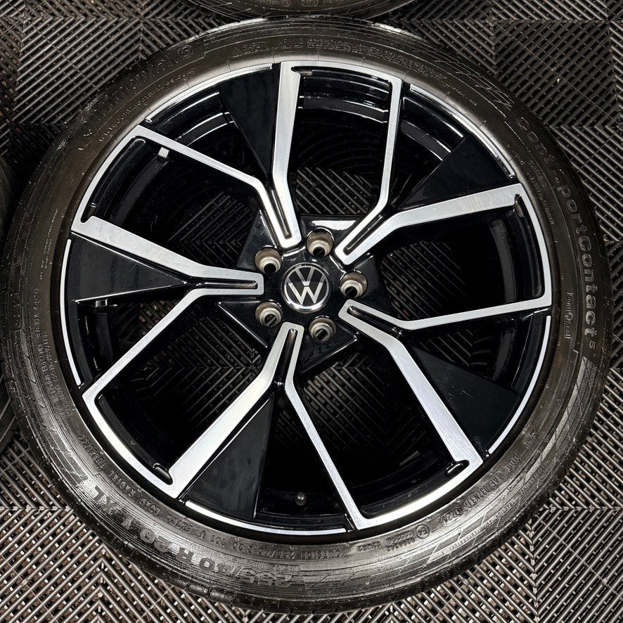 20" VW Tiguan Tayron R Line Leeds Black DC Wheels Tyre Alloys 571601025F Genuine