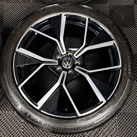 20" VW Tiguan Tayron R Line Leeds Black DC Wheels Tyre Alloys 571601025F Genuine