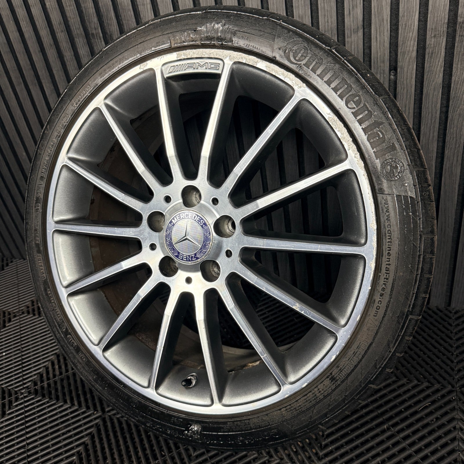 1X 18'' Amg Mercedes A Class Cla Multispoke Alloy Wheel A1764010200 W176 Genuine