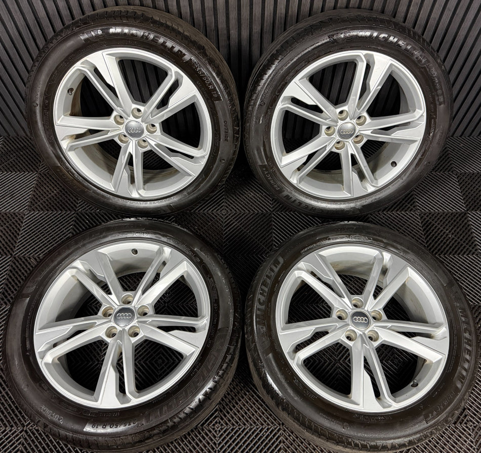 19'' Audi Q3 S Line 5 Double Spoke Alloy Wheels Tyre Alloys 83A601025M Genuine