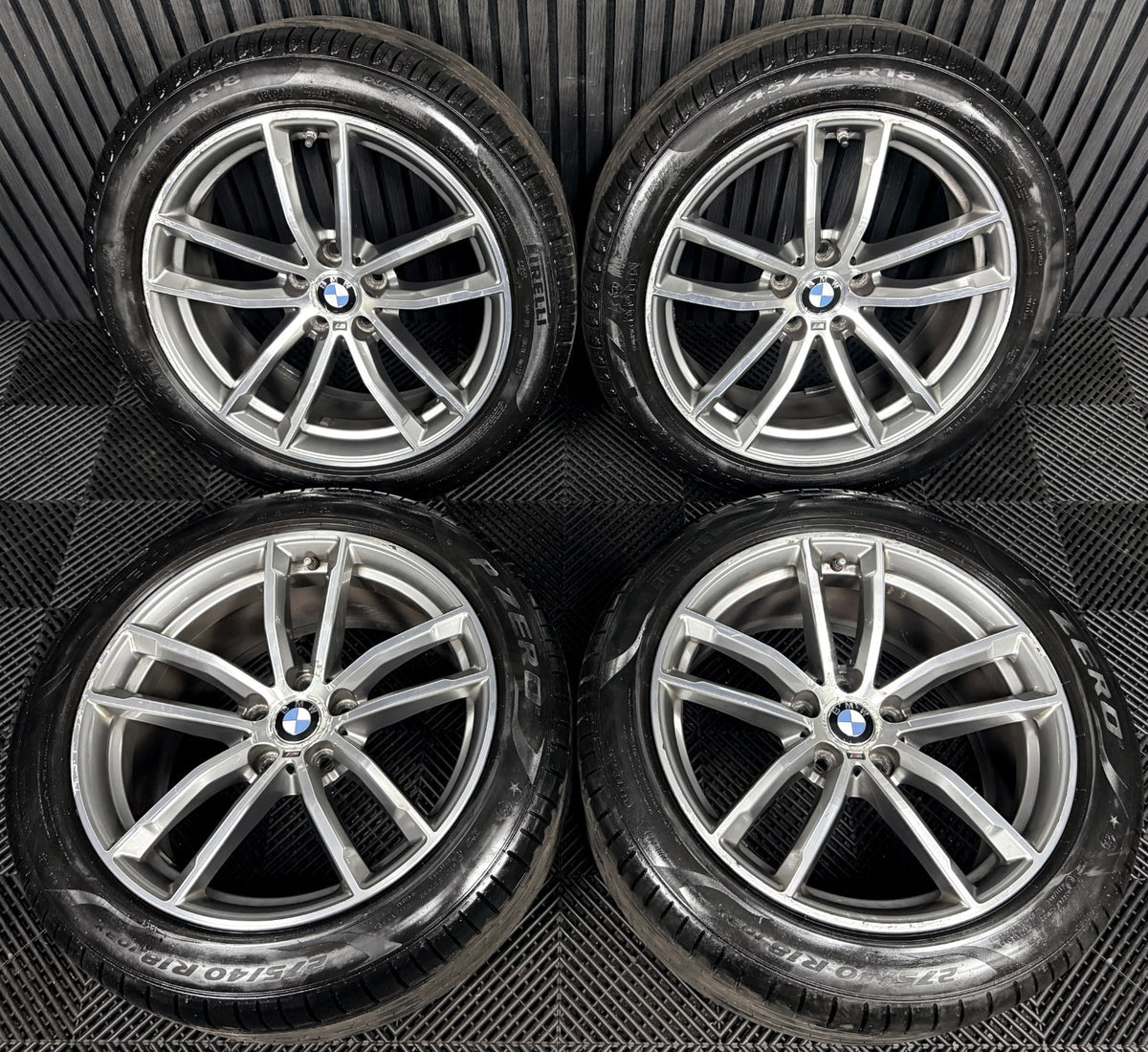 18'' BMW 5 Series 4 662 Grey DC M Sport G30 G31 Wheels Tyres Alloys Genuine