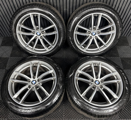 18'' BMW 5 Series 4 662 Grey DC M Sport G30 G31 Wheels Tyres Alloys Genuine