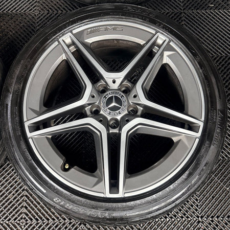 18'' Mercedes Amg A Class Cla B Alloy Wheels Tyres Alloys W177 Genuine