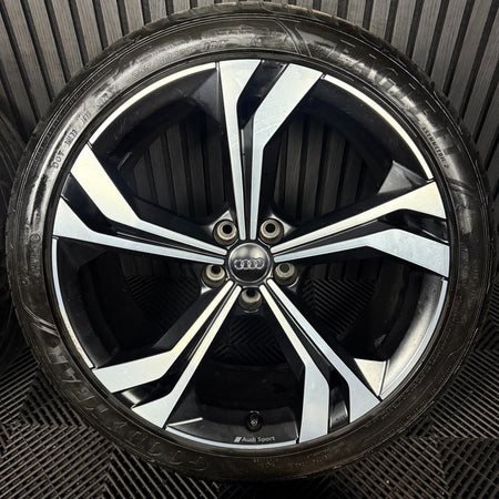 20'' GENUINE AUDI RSQ3 Q3 S LINE 5 SPOKE ALLOY WHEELS TYRE ALLOYS 83A601025AC