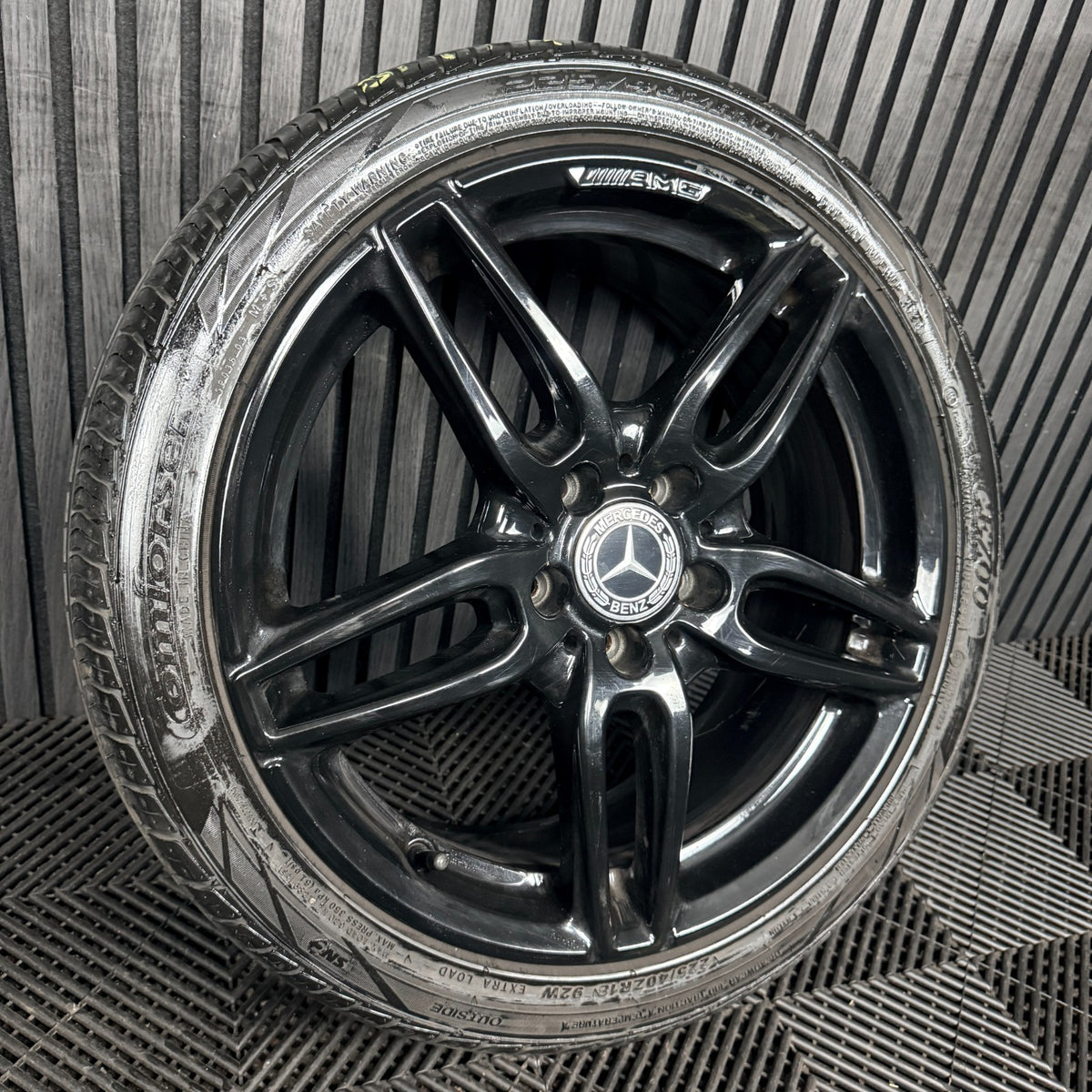 1X 18'' Mercedes AMG A Class CLA Black W176 Alloy Wheel Tyre A1764010700 Genuine