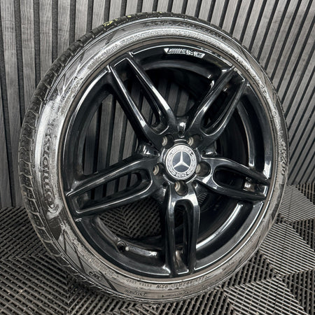1X 18'' Mercedes AMG A Class CLA Black W176 Alloy Wheel Tyre A1764010700 Genuine