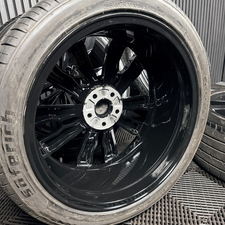 20'' VW Tiguan R Line Suzuka Black Alloy Wheels Tyre Alloys 5NA601025G Genuine