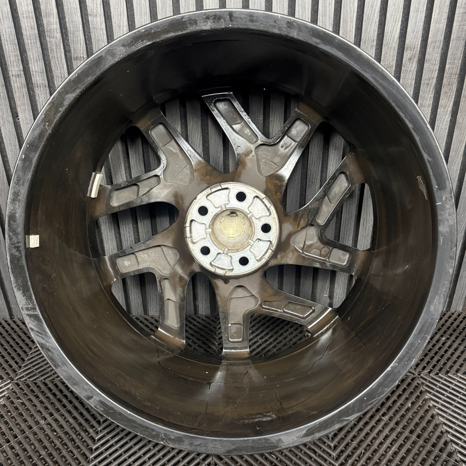 1X 22'' GENUINE RANGE ROVER SPORT LAND BLACK L461 5131 ALLOY WHEEL N9XM-1007-AA
