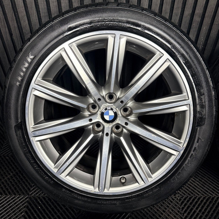 18" Bmw 5 Series 4 684 Grey Dc Sport G30 G31 Alloy Wheel Tyres 6874440 Genuine