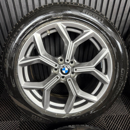 19'' BMW X3 X4 G01 G02 693 Alloy Wheels Tyres Grey 6877327 Genuine