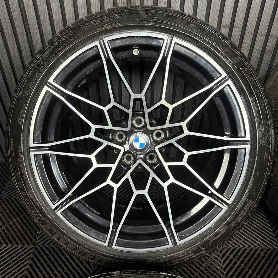 19'' 20'' GENUINE BMW M3 M4 826M COMPETITION PACK G80 G81 G82 ALLOY WHEELS TYRES