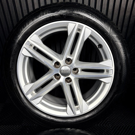 19'' Audi Q5 5 Double Spoke S Line Alloy Wheels Tyres 5X112 80A601025G Genuine