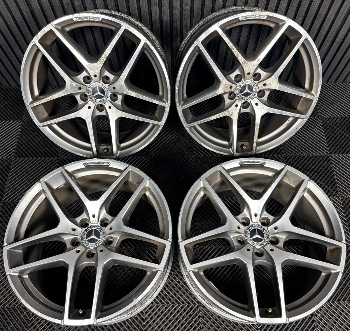 19'' Mercedes AMG GLC Coupe Sport Alloy Wheels A2534011800 A2534013100 Genuine