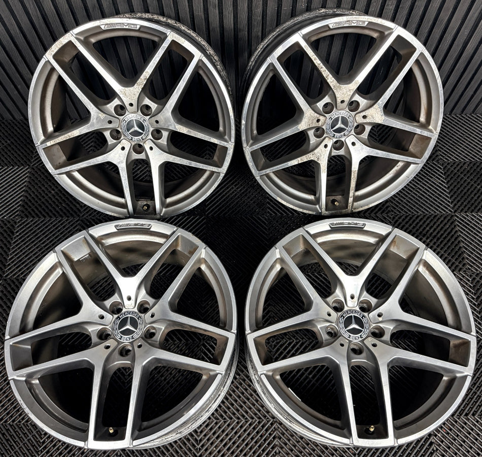 19'' Mercedes AMG GLC Coupe Sport Alloy Wheels A2534011800 A2534013100 Genuine