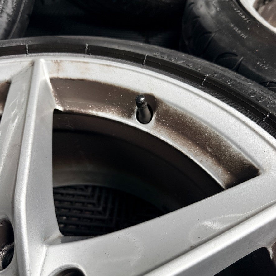 18" Audi A5 S Line Silver 5 Spoke Wheels Alloys Tyres 8W0601025BG Genuine