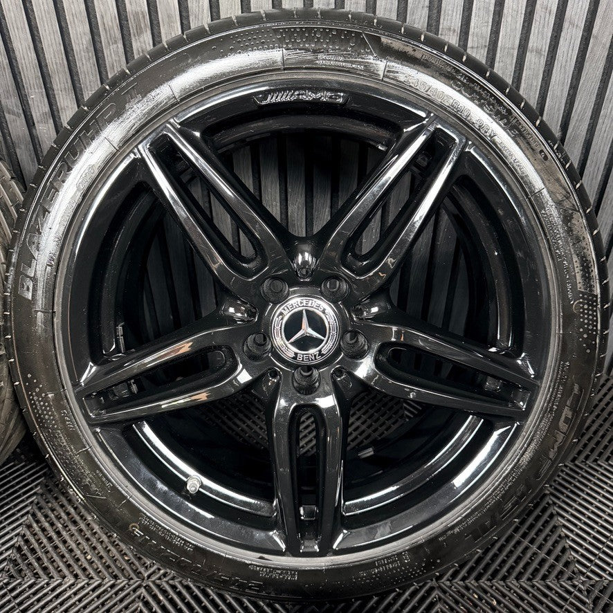 19'' Mercedes AMG E Class W213 Black Sport Alloy Wheels Tyres Alloys Genuine
