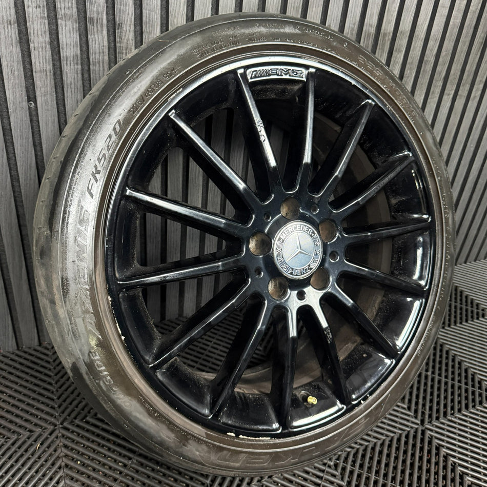 1X 18'' Amg Mercedes A Class CLA Black Alloy Wheel A1764010200 W176 Genuine