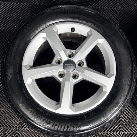 17'' GENUINE AUDI Q2 5 SPOKE ALLOY WHEELS TYRES ALLOYS 81A601025