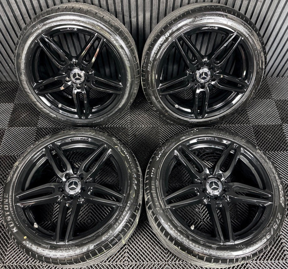 19'' Mercedes AMG E Class W213 Black Sport Alloy Wheels Tyres Alloys Genuine