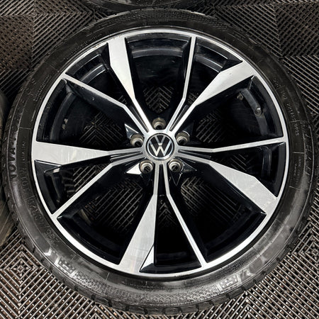 20'' VW Tiguan R Line Misano Alloy Wheels Tyres Alloys 5NA601025AH Genuine