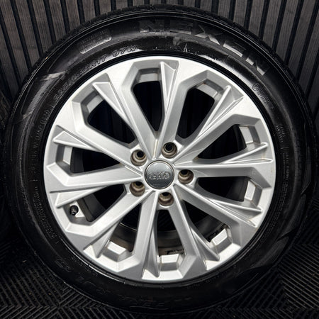 17'' Audi A4 A6 Silver B8 B9 C7 C6 Alloy Wheels Alloys Tyres 8W0601025L Genuine