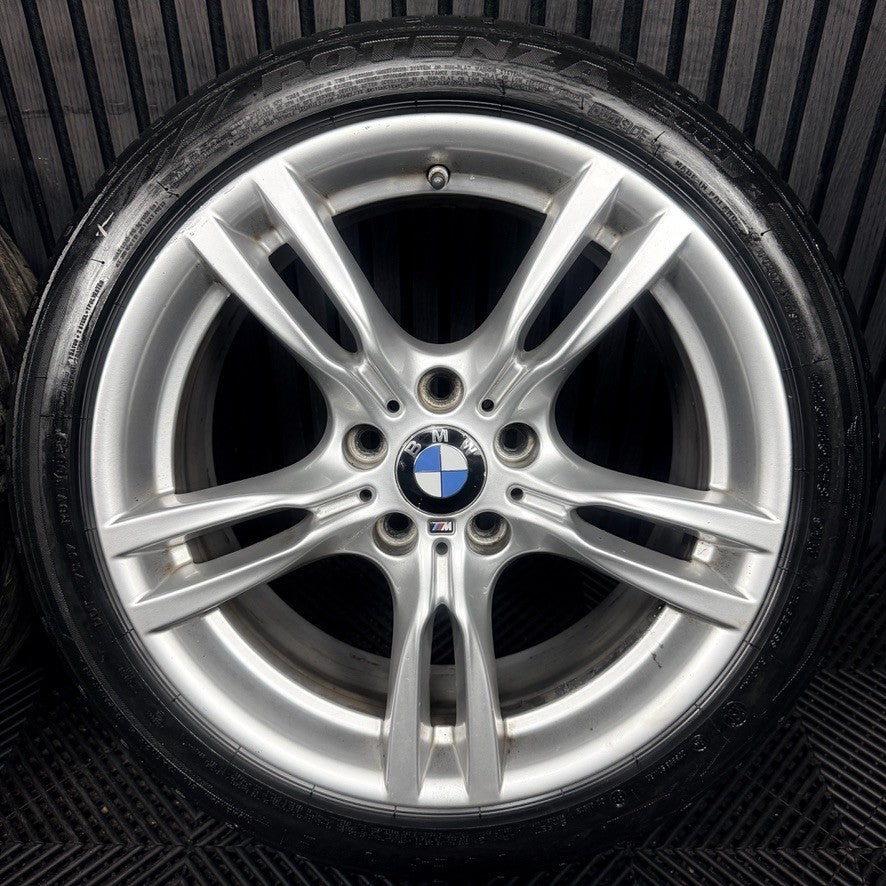 18" Bmw 3 Series 400 M Sport F30 F31 F32 F36 E90 E92 Alloy Tyres Wheels Genuine