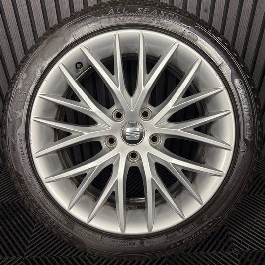 1X 17'' GENUINE SEAT LEON FR MK3 ALLOY WHEEL TYRE SINGLE SPARE 5F0601025H