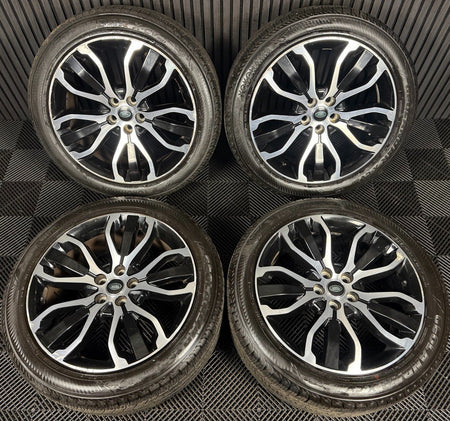 21" GENUINE RANGE ROVER SPORT LAND DISCOVERY WHEELS TYRES ALLOYS 5007 DK521007FA