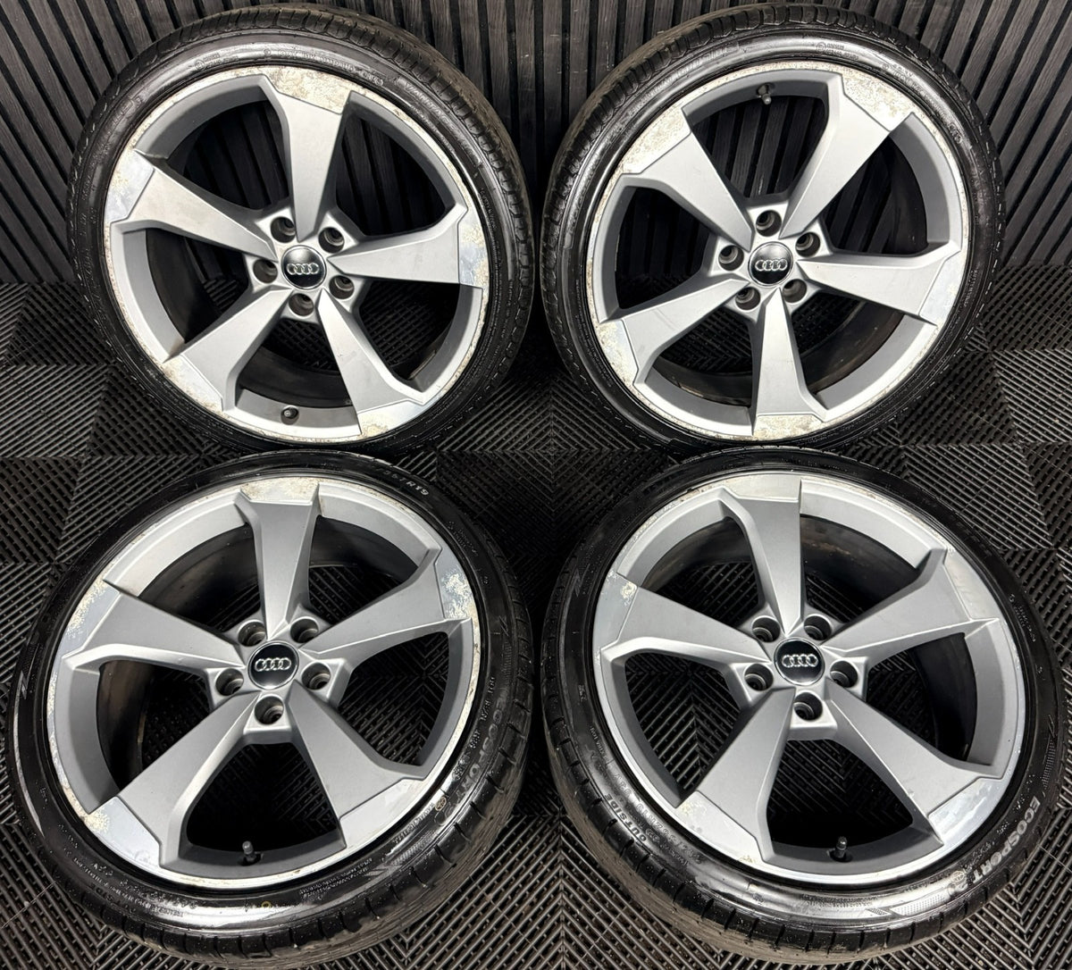 19'' Audi A4 S Line Black Edition B8 B9 Rotor Wheels Alloys 8W0601025CG Genuine