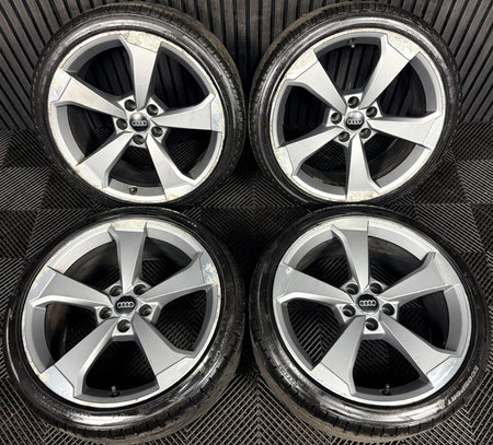 19'' Audi A4 S Line Black Edition B8 B9 Rotor Wheels Alloys 8W0601025CG Genuine
