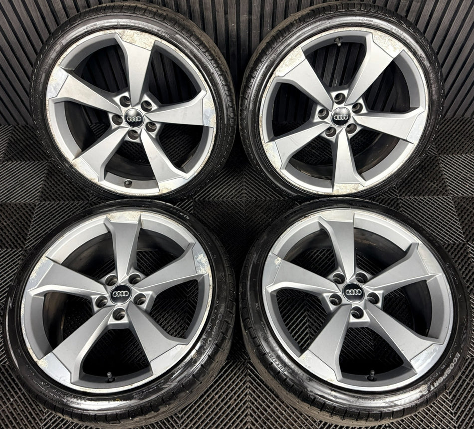 19'' Audi A4 S Line Black Edition B8 B9 Rotor Wheels Alloys 8W0601025CG Genuine