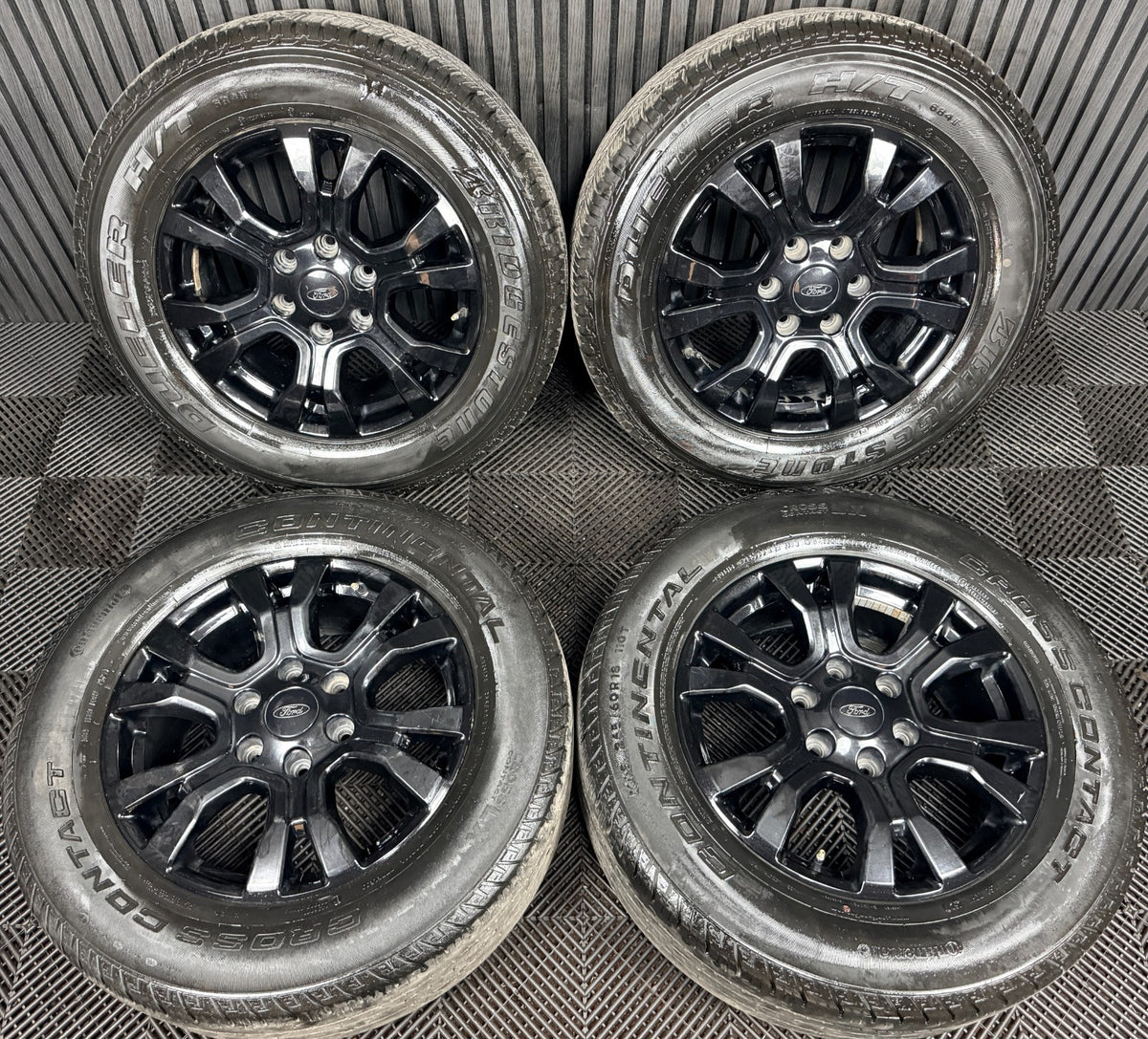18'' Ford Ranger Black DC Wildtrak Alloy Wheels Tyres Alloys Genuine