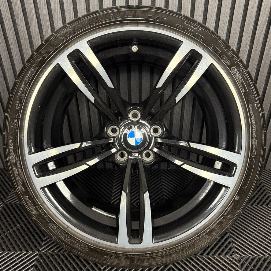 1X 19" GENUINE BMW M3 M4 M2 F80 F82 F83 F87 M 437 ALLOY WHEEL 2284550 FRONT TYRE