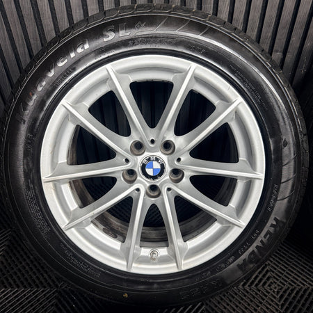 17" Bmw 5 Series 618 Silver Multispoke G30 G31 Alloy Wheel Tyres 6868217 Genuine